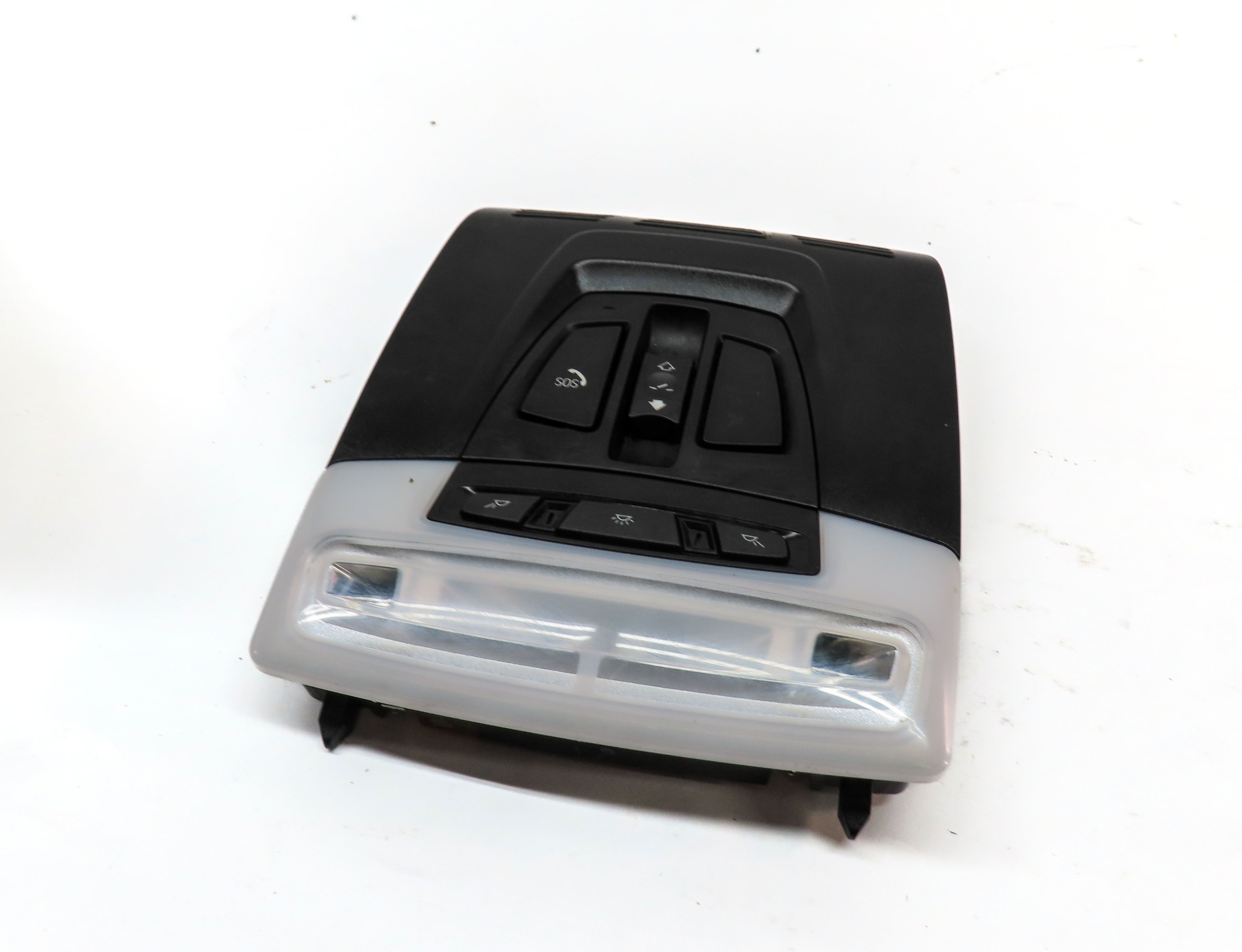 2018-2022 BMW X2 (F39) FRONT CENTER ROOF DOME LIGHT w/ SWITCH BUTTONS (BLACK) — exact item pictured